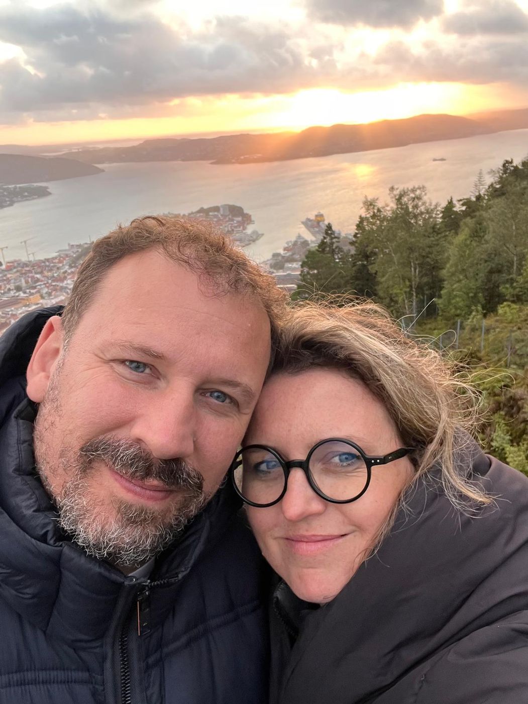 Above the fjord